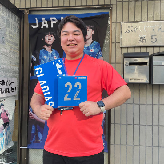 VICTAS社より上地様が来てくださいました!